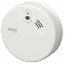Smoke Detector 230V/9V Optical C/W Hush Facility Kidde