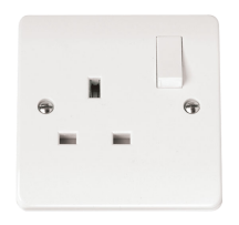 13A 1 Gang Socket Outlet DP Switched