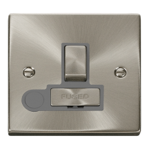 13A Ingot Double Pole Switched Fused Connection Unit With Optional Flex Outlet