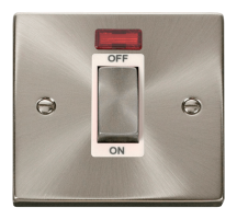 Ingot 1 Gang 45A DP Switch With Neon