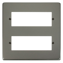 12 Minigrid Module Plate – Black Nickel