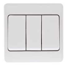 10Ax 250V 3 Gang 2Way Wide Paddle Switch