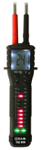 Tis859 1000V AC/DC LED Voltage + Continuty Tester With In Built Non Contact Voltage