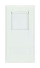 Rj45 Cat-6 Outlet – Polar White