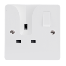 13A 1G DP Switched Locating Plug Socket