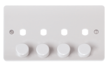 4 Gang Dimmer Plate Only **Requires Modules**