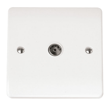 Single Coaxial Tv Outlet