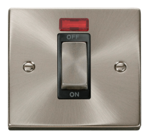 Ingot 1 Gang 45A DP Switch With Neon