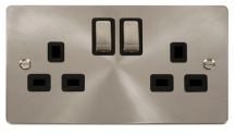 Ingot 2-Gang 13A DP Switched Socket