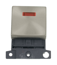 20A DP Ingot Switch With Neon Satin Chrome