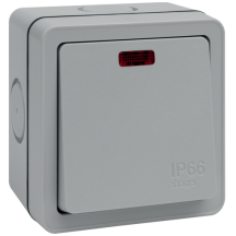 Control Switch, 1 Gang 1 Way DP IP66