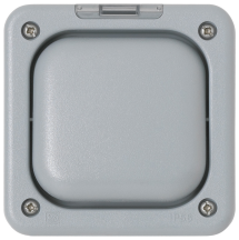 Masterseal 10A 1G Sp 2Way Switch IP66 Grey