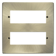 12 Minigrid Module Plate – Ant. Brass