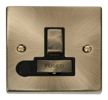 13A Fused Ingot Switched Connection Unit With Fl