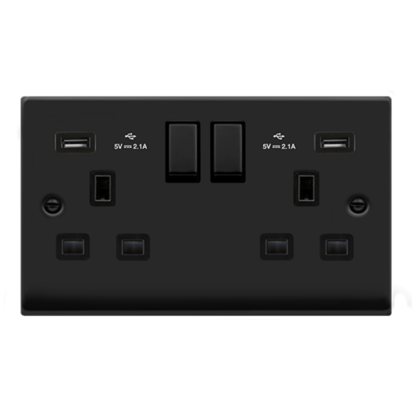 Click VPMB580BK Socket 2G Swd & USB 13A