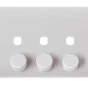 Click CMA147PL 3G Dbl Dimmer Plt & Knob