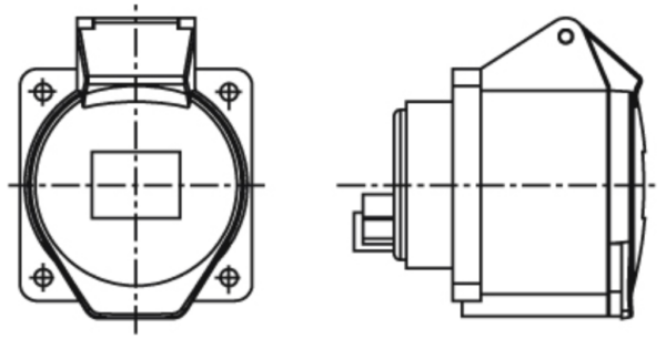 Walther 430304 Socket 32A 110/130V
