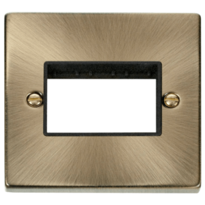 Click VPAB403BK Frontplate 1G 3Aperture