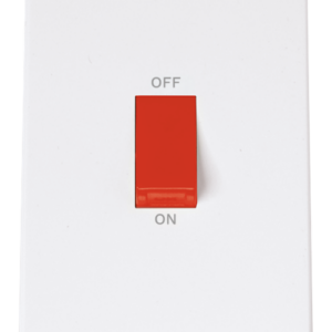 Click CMA202 Cooker Switch 2G 45A Whi