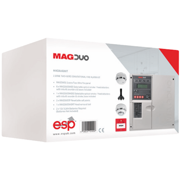 ESP MAGDUO2KIT Fire Alarm Kit 2 Zone