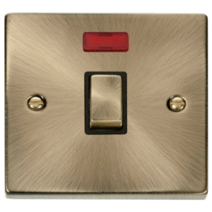 Click VPAB723BK Ingot Switch+Neon DP 20A