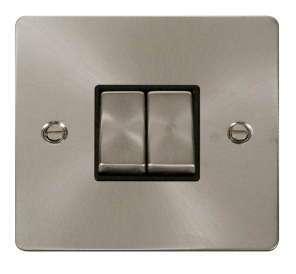Click FPBS412BK Plateswitch 2G 2W10A