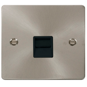 Click FPBS125BK Socket Tel SecondSgl