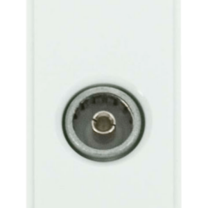 Click MM410WH Socket CoAx Female Whi