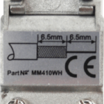 Click MM410BK Socket CoAx Female Blk