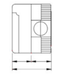 Gewiss GW27043 Enclosure 99x82x65mm