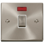 Click VPSC723WH Ingot Switch+Neon DP 20A