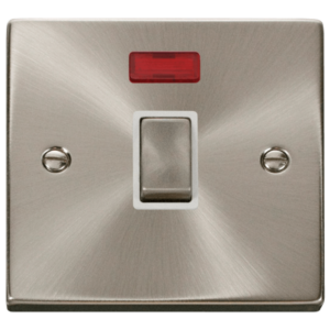 Click VPSC723WH Ingot Switch+Neon DP 20A