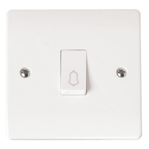 Click CMA027 Plateswitch 1G BELL 10A Whi