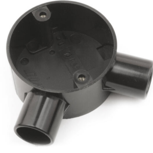 U/Volt CB20/ABK Angle Box 20mm Black