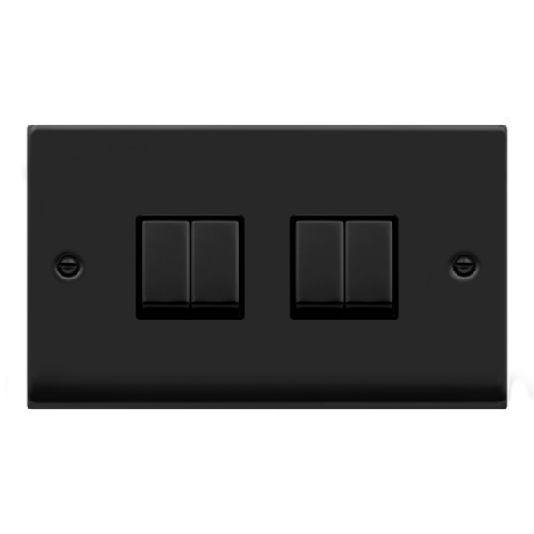 Click VPMB414BK Plateswitch 4G 2W 10A MB