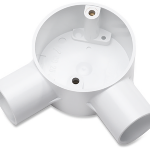 U/Volt CB25/AWH Angle Box 25mm White
