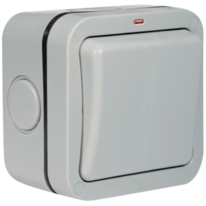 BG WP30 IP66 Switch 1 Gang DP 20A