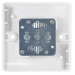Click CMA065 Socket CoAx Single Whi