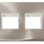 Click VPSC404WH Frontplate 2G 4Aperture