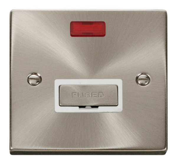 Click VPSC753WH Conn Unit c/w Neon 13A