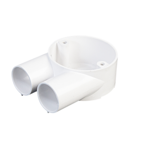 U/Volt CB20/2-UWH Tangent U Box 20mm Whi