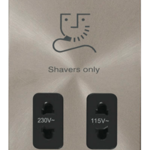 Click FPBS100BK Shaver Socket 115/230V