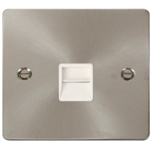 Click FPBS125WH Socket Tel SecondSgl