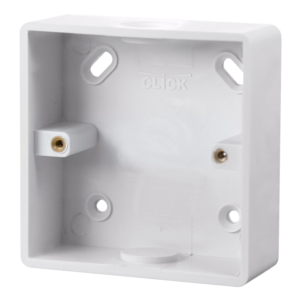 Click CMA240 Pattress Box 1G 29mm PVC