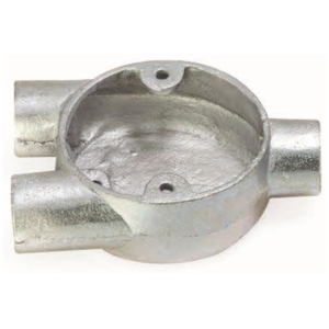 Deligo Y20 Circular Y Box 20mm Galv