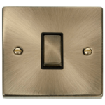 Click VPAB411BK Plateswitch 1G 2W 10A AB