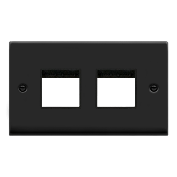 Click VPMB404BK Frontplate 2G 4 Aperture