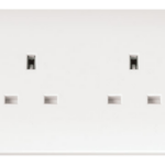 Click CMA032 Socket 2Gang 13A Whi