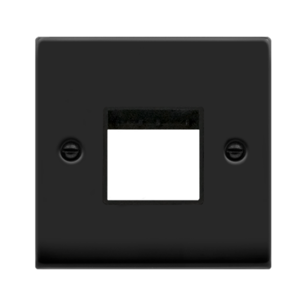 Click VPMB402BK Frontplate 1G 2 Aperture