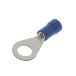 Unicrimp QBR6 Term Ring 6mm Blu Pk=100